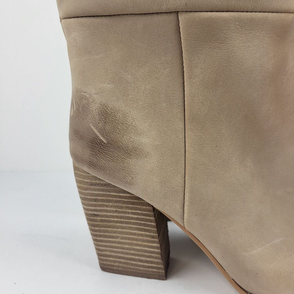 STEVE MADDEN CROFT TAN Women's LEATHER KNEE HIGH BOOTS SIZE 9.5W - Picture 10 of 16